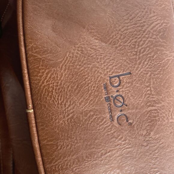 BOC Born Concept Shoulder Purse Handbag Brown Faux Leather - Picture 6 of 6